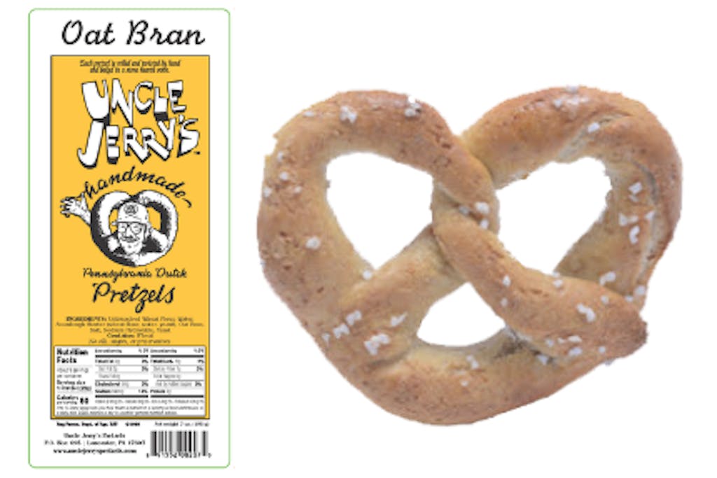 Oat Bran Regular Salt Pretzels 7oz Bags Uncle Jerry's Pretzels