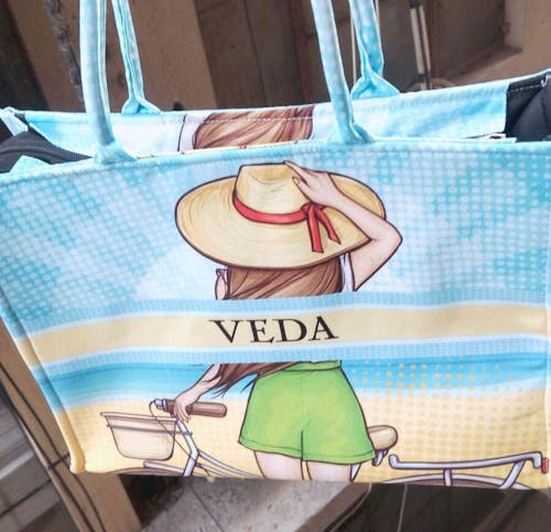 Women's Stylish Beach Box Tote Bag