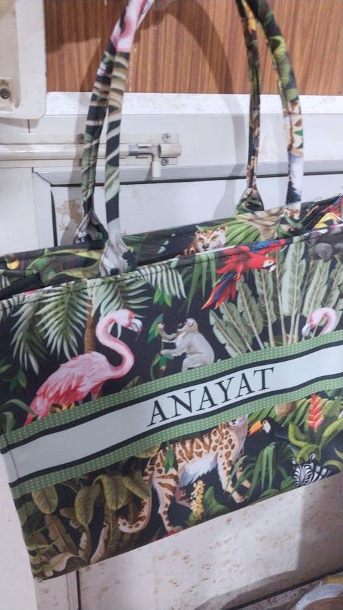 Personalised Animal Printed Handheld Box Bag