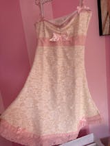 Chantilly Cream Mini Dress