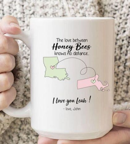 Relationship Gift Ideas Personalized Distance Relationship Mug
