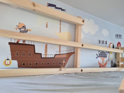 TAPITOM Kinderhockeymatte 95x133cm - Eishockey Spielteppich Rutschfest