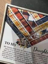 To My Beautiful Daughter Necklace From Mom And Dad, Necklace For Daughter From Mom