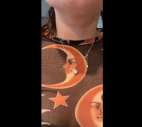 Raw Amazonite Crystal Necklace