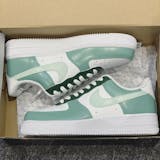 SAGE GREEN SWOOSH AIR FORCE 1 – Lilaccustom