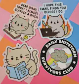 Daily Shitstorm Survivors Club Sticker