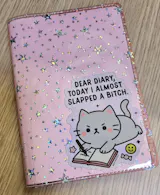 Dear Diary Angry Kitty Sticker