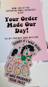Sorry I Was Rude Sticker
