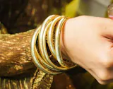 Triple Chunky Twisted Bangle
