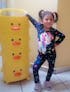 Christmas present Girl's Luminous Pony Starry Sky Long Sleeve Top Set