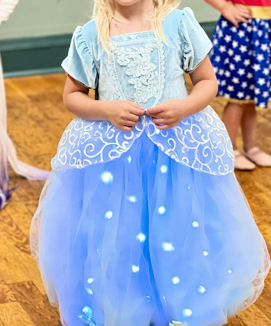 Cinderella Princess Colorful Set Light Up Costume For Girl