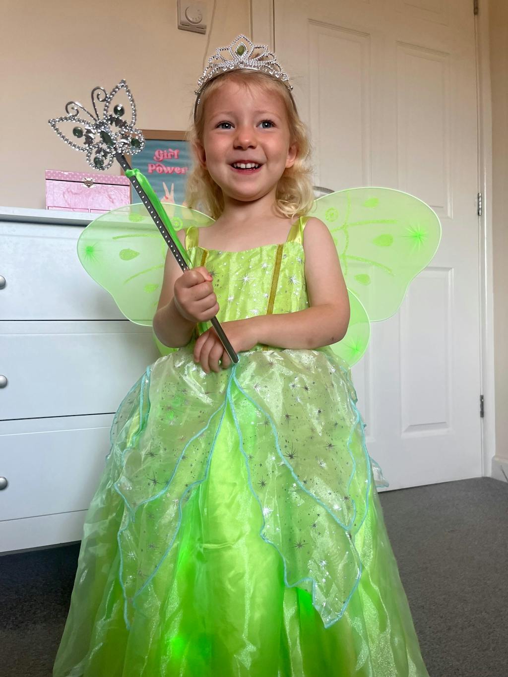 Glowing Tinker Bell Enchanted Costume