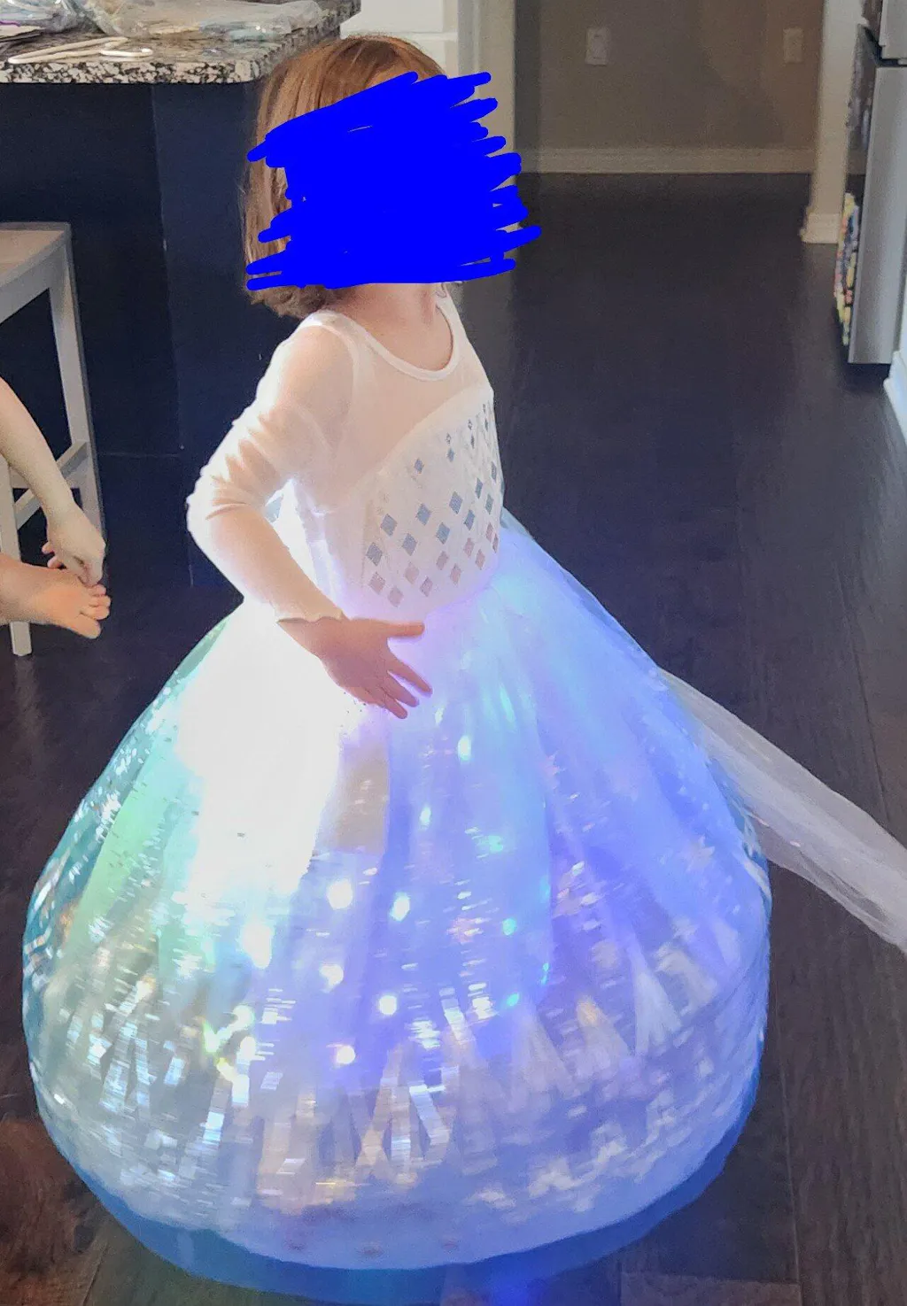 Colorful Light Up Princess Dress Set for Girls –  LED Costume for Party and Dress Up