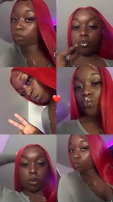 Glueless Wear Go Wig Red Color Straight Body Wave Pre Cut 6x5 HD Lace Closure Wig