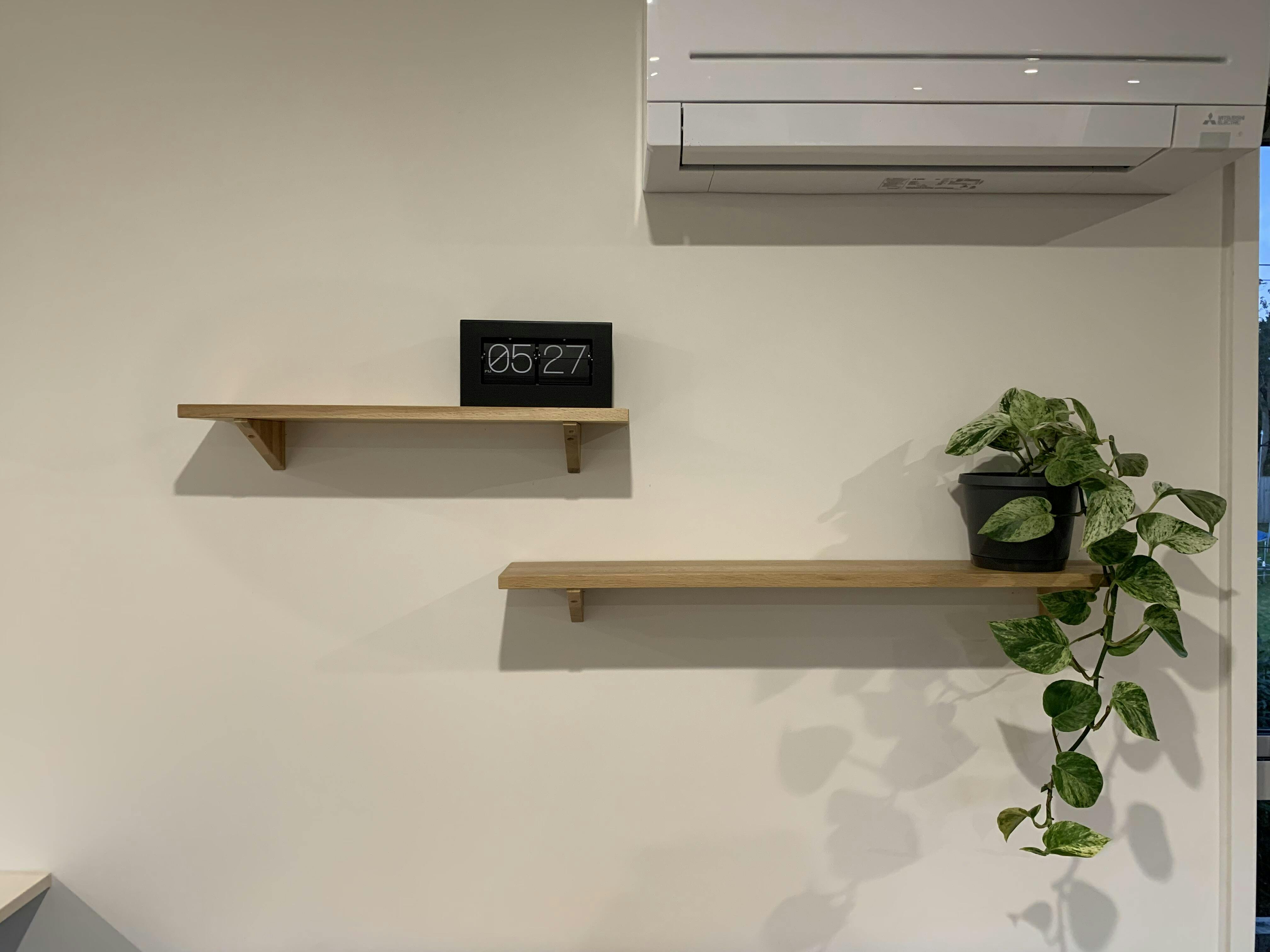 Oak Floating Shelves NZ floating shelves Urban Leaf