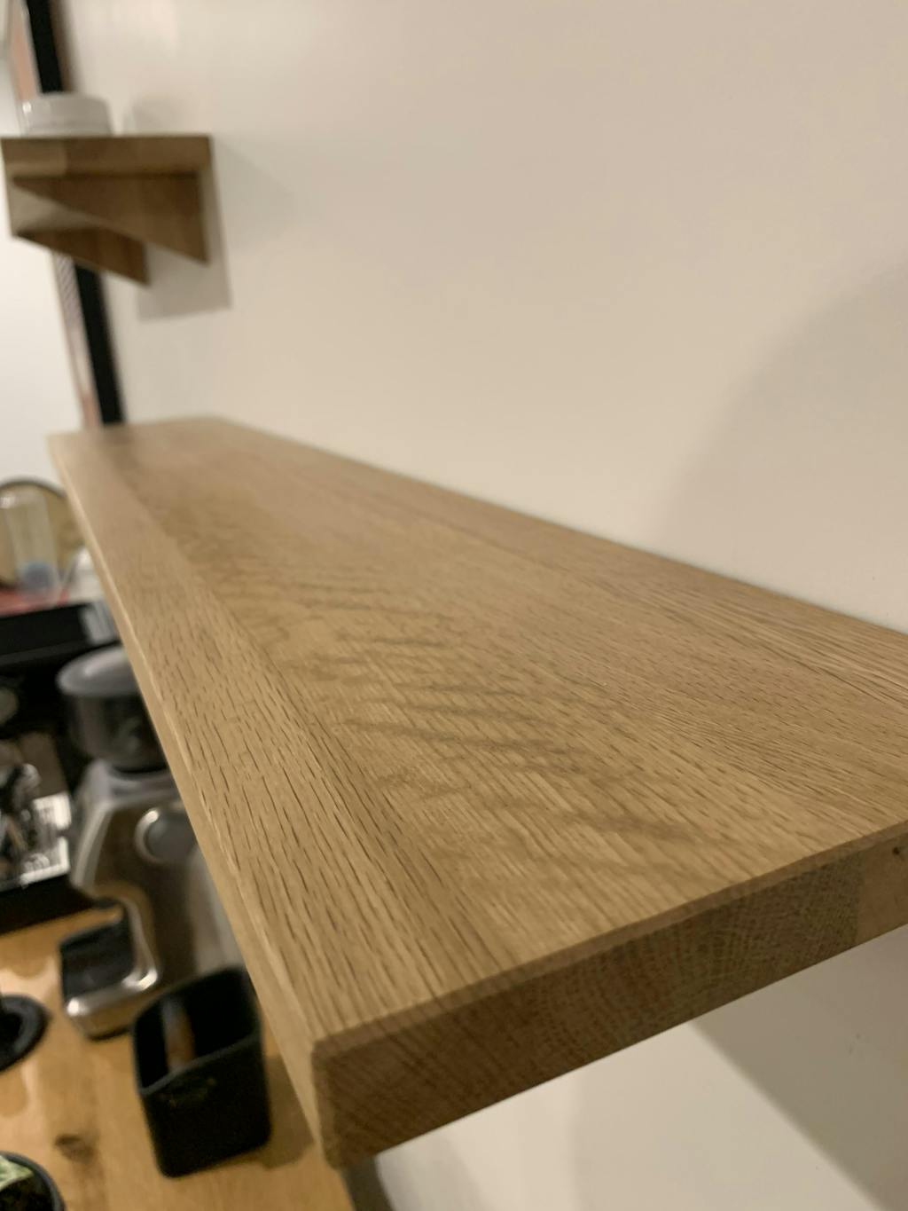Solid Oak Floating Shelves NZ floating shelves Urban Leaf
