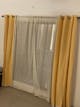 Premium 100% Cotton Curtain for Window & Curtains for Door - 1 piece pack, Yellow Star
