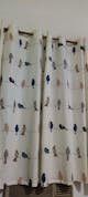 Premium 100% Cotton Curtains, Curtains for Window / Curtains for Door - Pack of 2 , HummingBird Blue