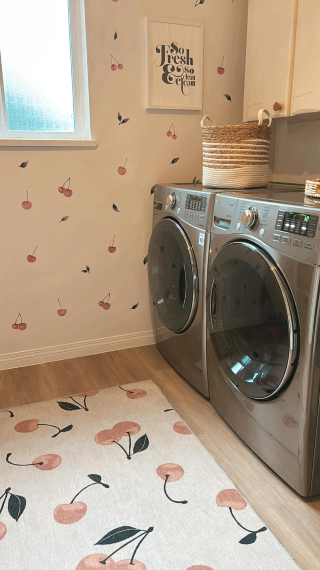 Watercolor Cherries Wall Decals