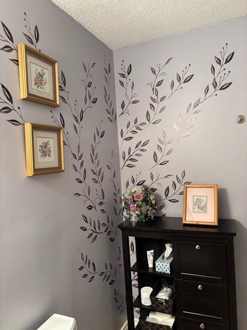 Inked Leaves Wall Decals