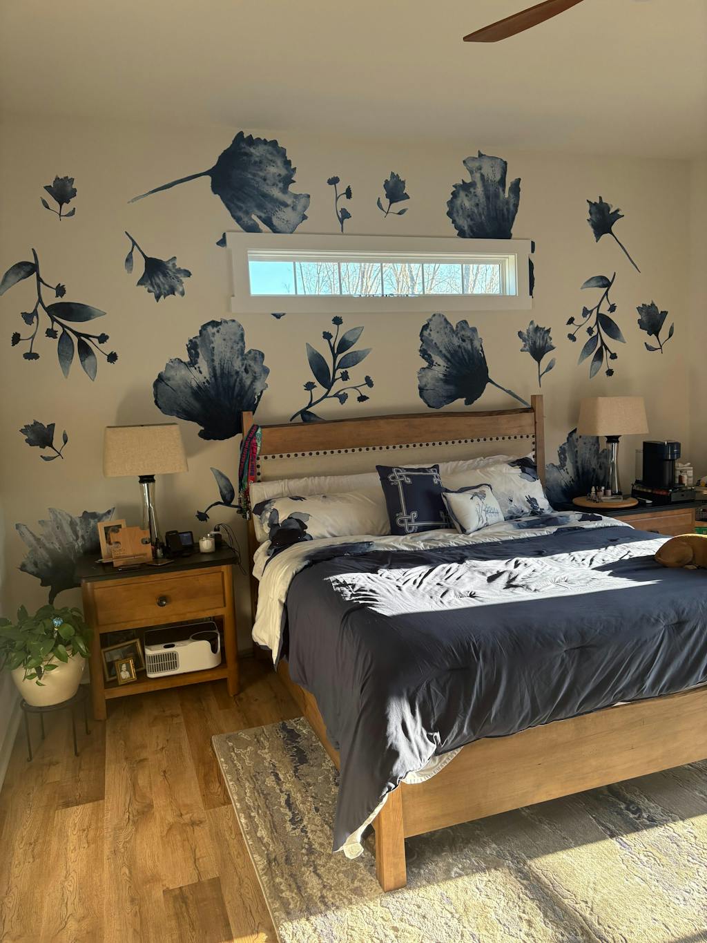 Water and Ink Floral Wall Decals