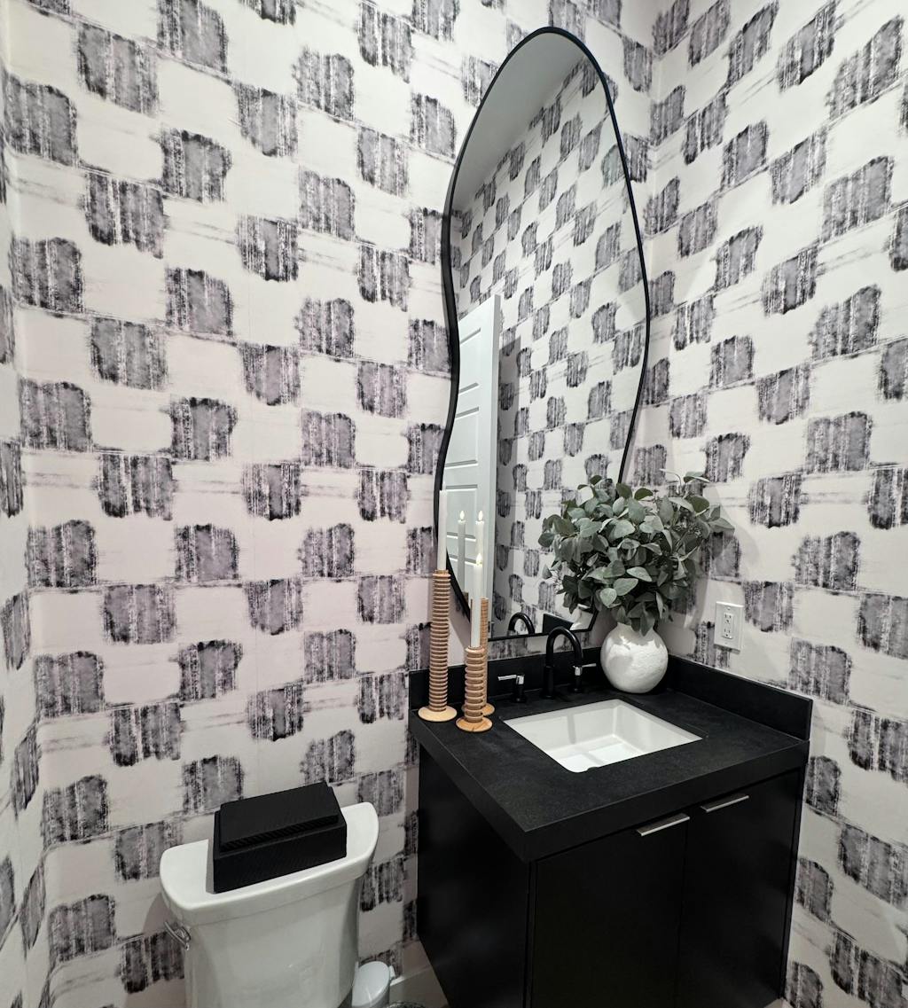 Watercolor Checker Wallpaper