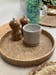 Rattan Large Round Serving Tray