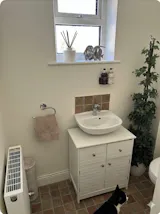 Rattan Tall Toilet Roll Holder with Ring Lid