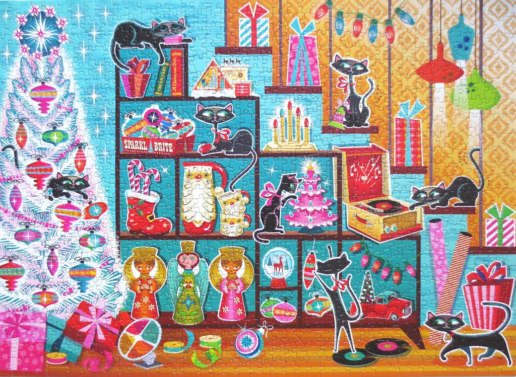 Christmas Cats | 1000 Piece — USA Cobble Hill Puzzles