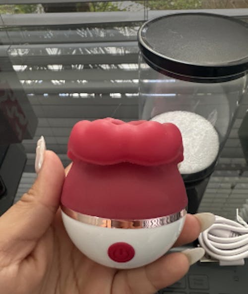 MNN33-013 - Nipple Toys Sex Toys Sucker Vibrator - Rose Toy with 9 Vibrating &5 Sucking Mode, Detachable Nipple Toys Vibrators Adult Toys Clit Nipple Anal Stimulator Massager Sex Toys for Women Female Couples