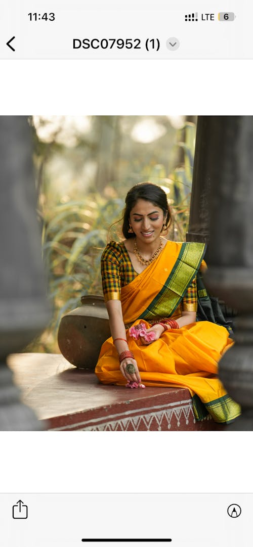 Pratha Yellow Kanjeevaram Saree