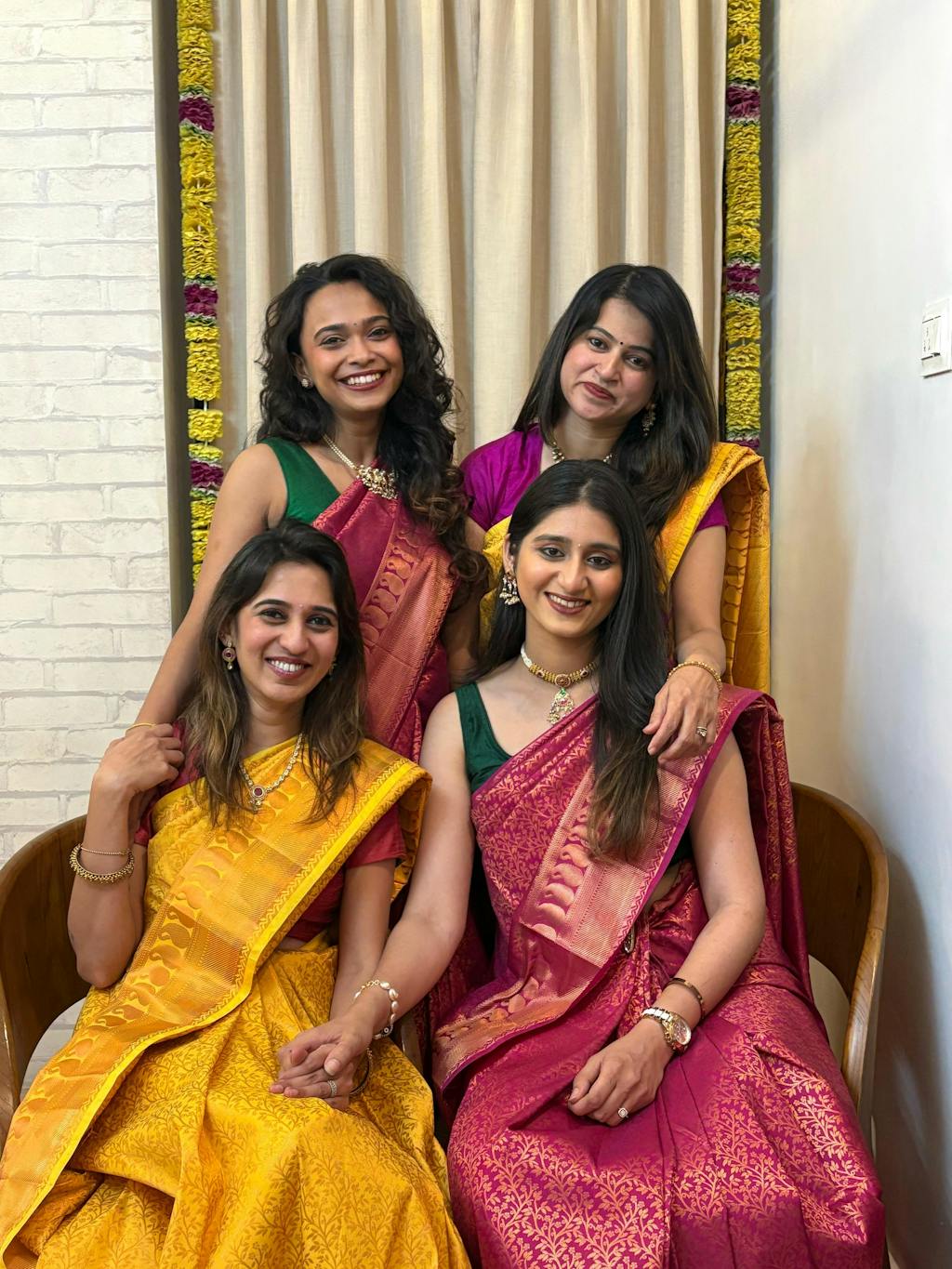 Padmini Yellow Art Silk Pattu Saree