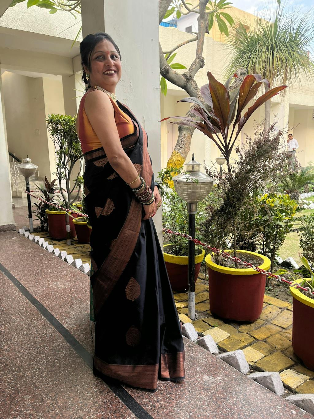 Varnika Black Soft Semi Silk Saree