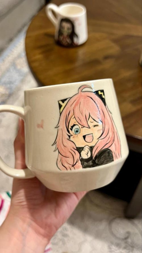Spy Anime-Inspired Ceramic Mug, Anime Mug With Japanese Anime Art