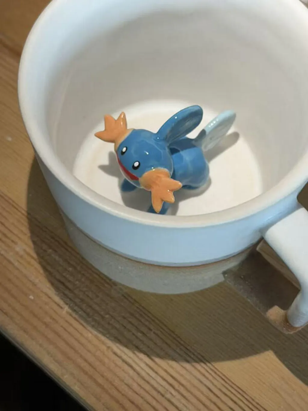 Handmade Pokémon-Inspired Ceramic Mug – Cute Anime Figurine Coffee Cup