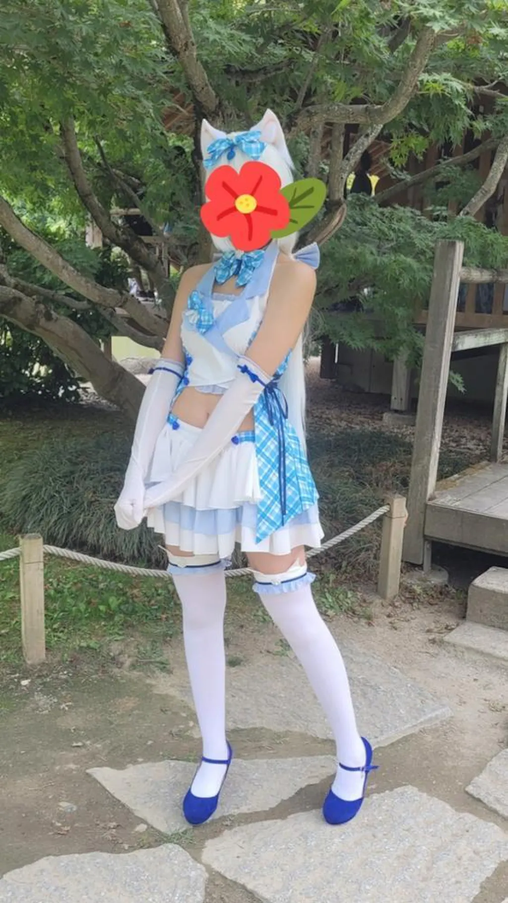 Uwowo Game Nekopara Live Catgirls Vanilla Idol Stage Performance Cosplay Costume