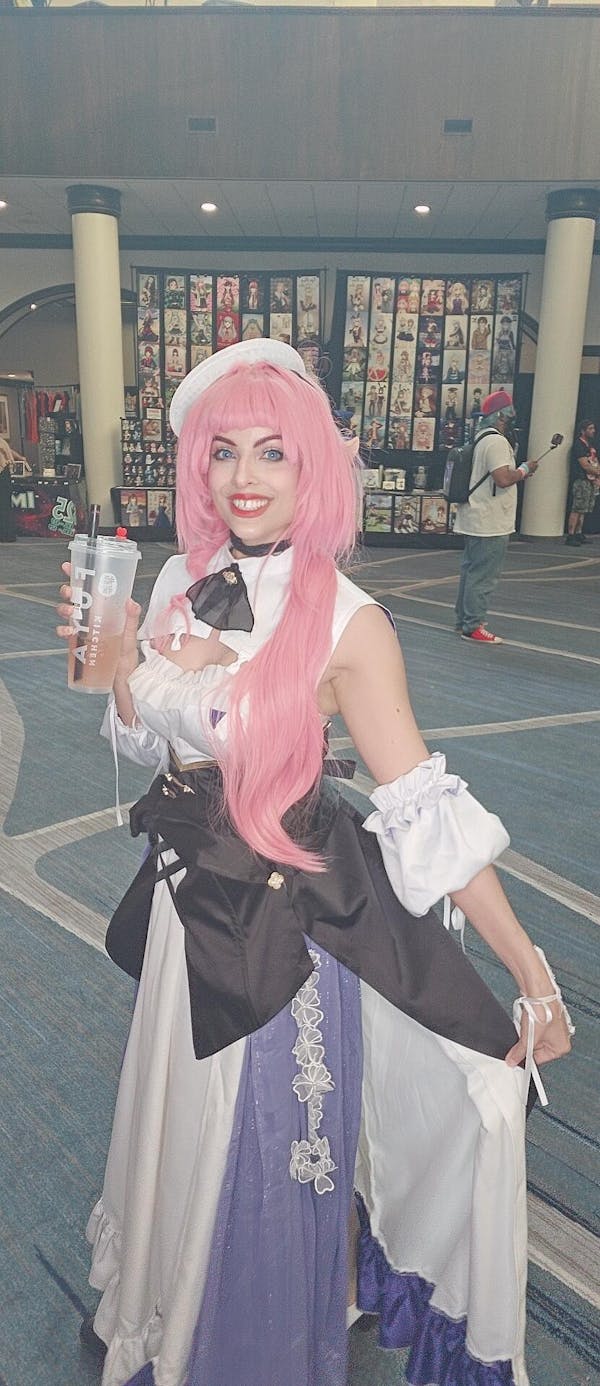 Uwowo Game Honkai Impact 3: Elysia Sweet Memories Collab Dress Cosplay Costumes