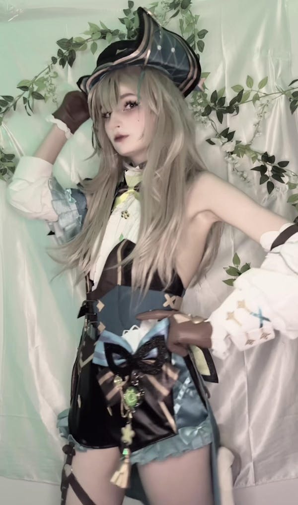 Uwowo Collab Series: Genshin Impact Kirara New Skin Phantom in Boots Cosplay Costume