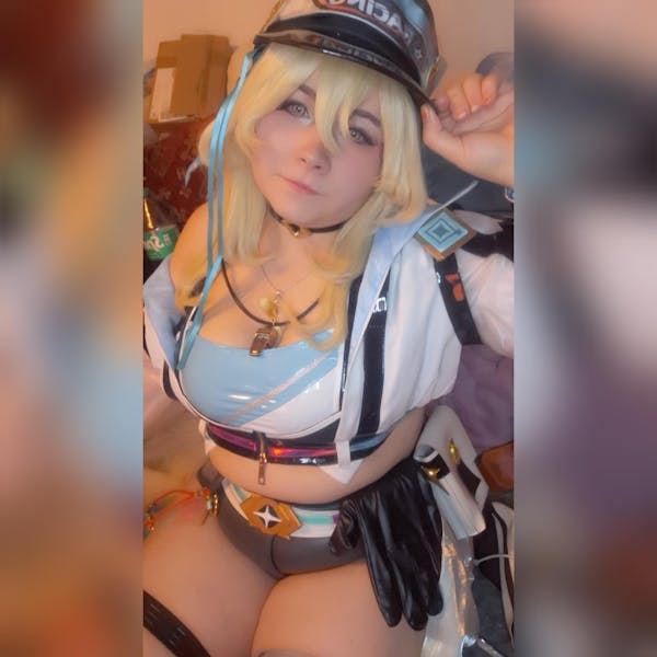 [Last Batch]【In Stock】Uwowo Genshin Impact Fanart Racing Lumine Traveler Casual Outfit Cosplay Costume