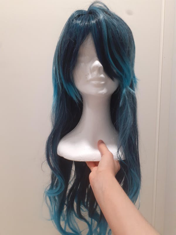 Uwowo Genshin Impact: Bonanus Hydro Yakshas Liyue Female Cosplay Bonanus wig