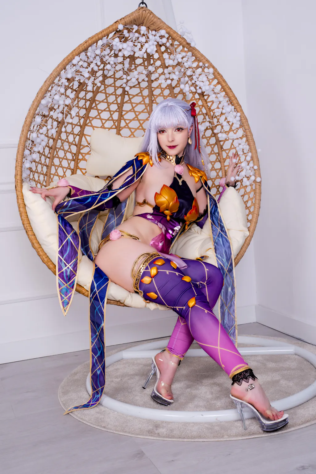 S-3XL INSTOCK-Uwowo Game Fate/Grand Order FGO Assassin Kama Stage 2 Cosplay Costume