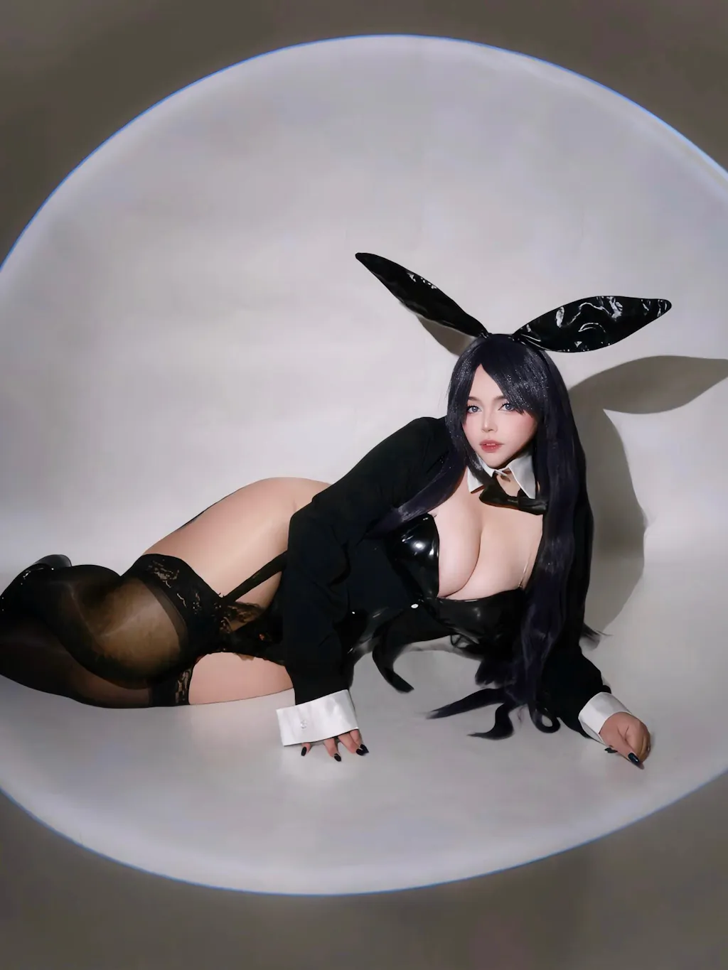 Uwowo Collab Series: Anime My Dress-Up Darling S2 Marin Kitagawa Black Bunny Suit Cosplay Costume XS-2XL