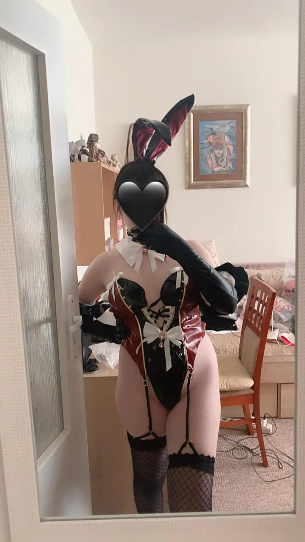 Uwowo Anime Marin Kitagawa Bunny Suit My Dress-Up Darling Fanart Cosplay Costume