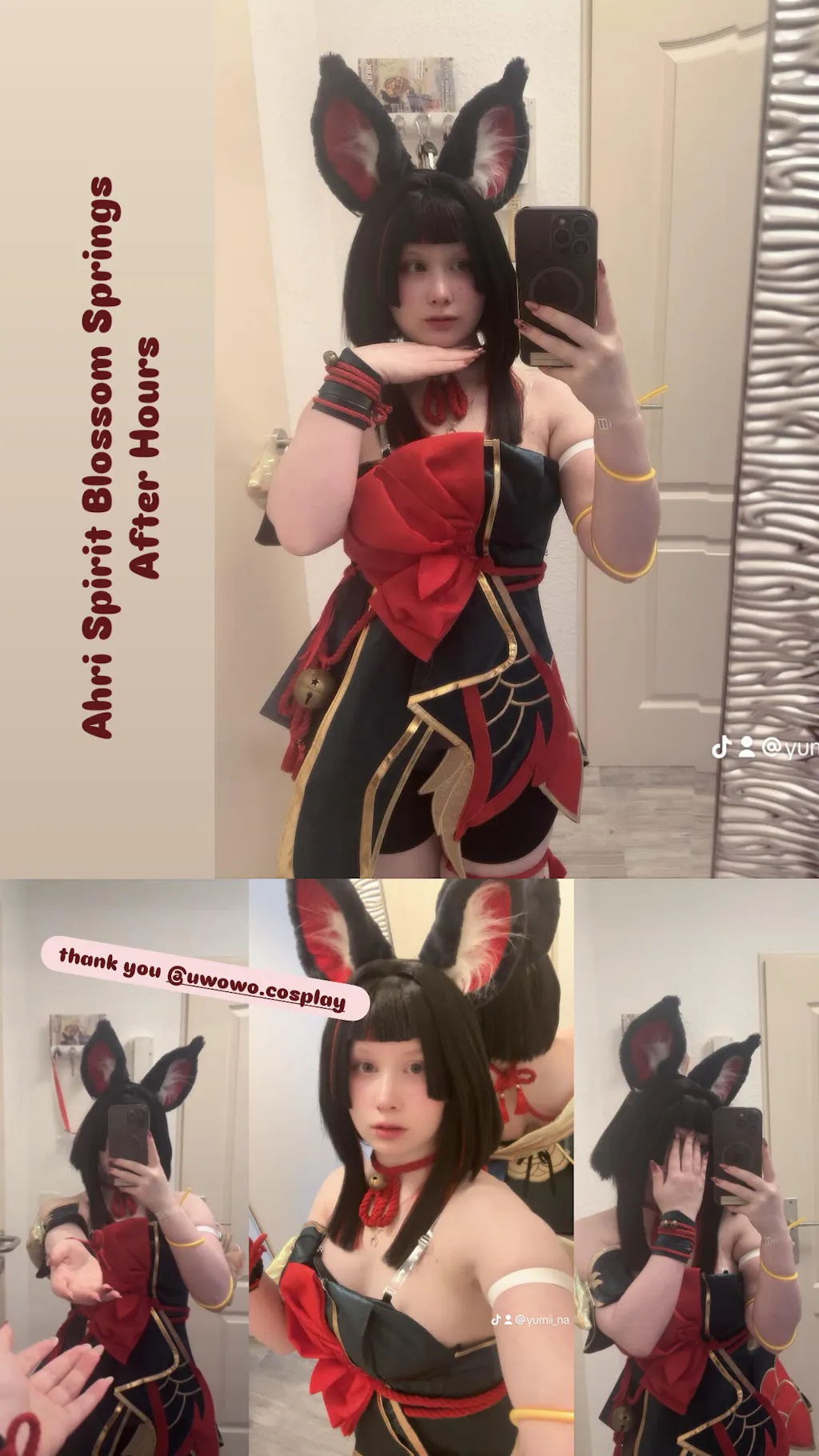 S-3XL Uwowo Game After Hours Mythic Variant Fox Cosplay Costume
