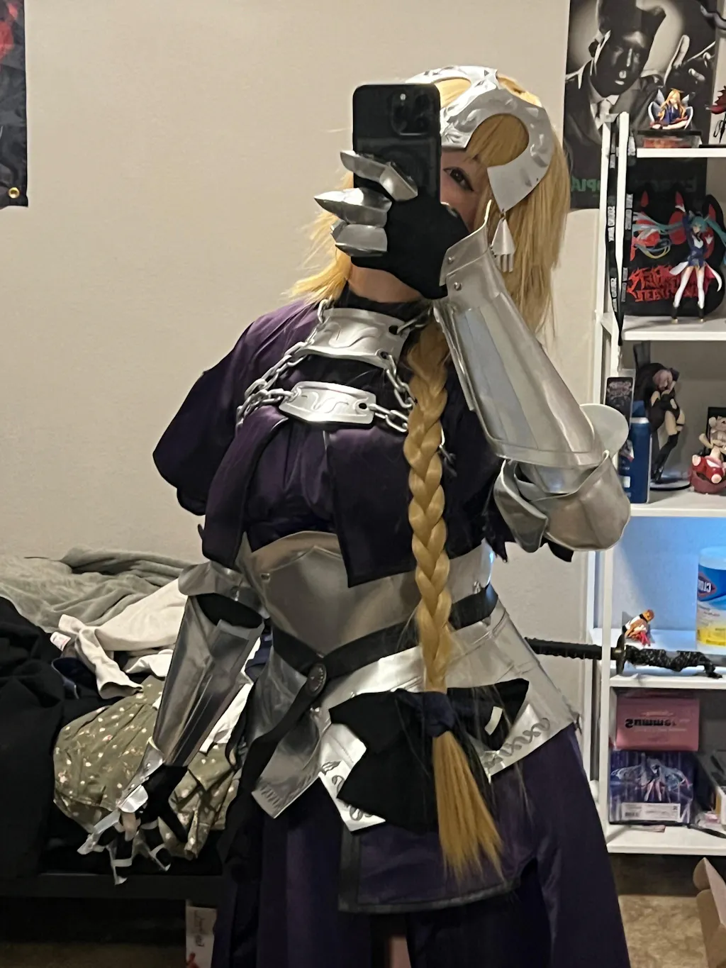 Uwowo Game Fate/Grand Order FGO Jeanne d'Arc Stage 2 Battle Suit Cosplay Costume