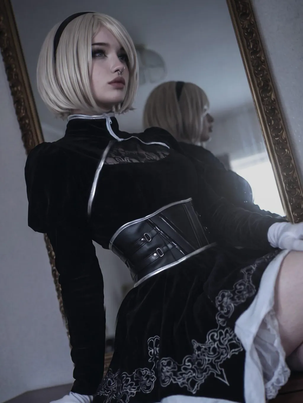 INSTOCK Uwowo NieR:Automata A2 Past Number Two YoRHa: Pearl Harbor Descent Record Cosplay Costume