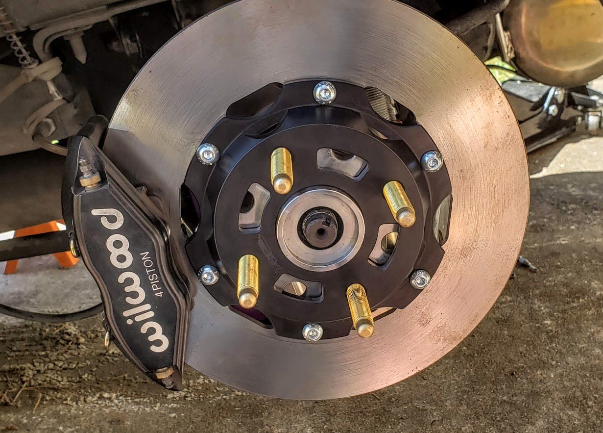 V8R NA/NB Two Piece Rear Brake Upgrade