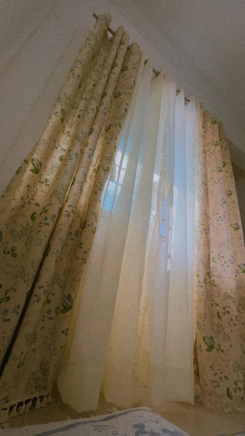 Urban Space Liberty Curtain (Maroon) - Set Of Two