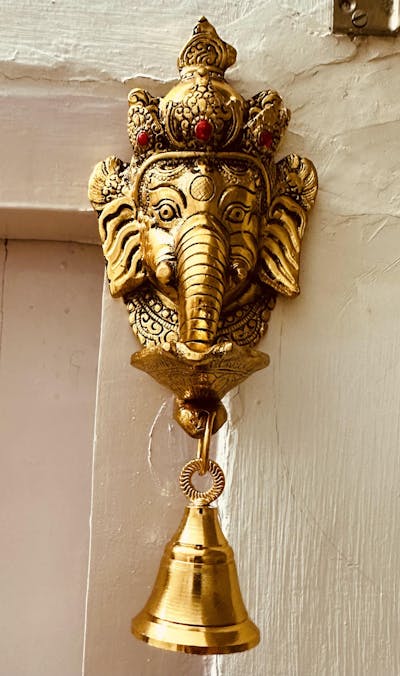 Ganesh Diya With Bell