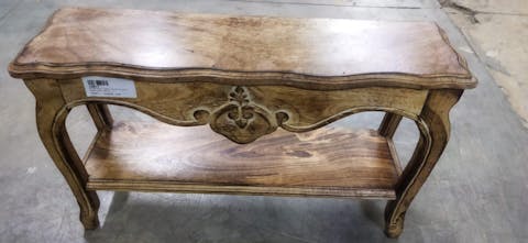 Alice Mini Table Handcrafted Wooden Wall Shelf